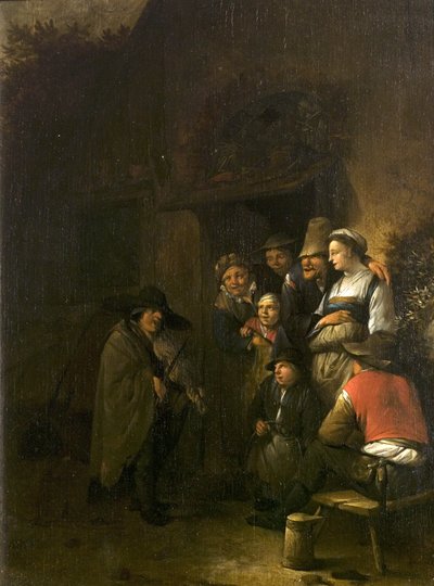 The Dwarf Fiddler, c.1652 by Cornelis Pietersz Bega